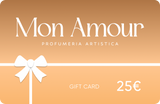 gift card 25 euro profumeria mon amour